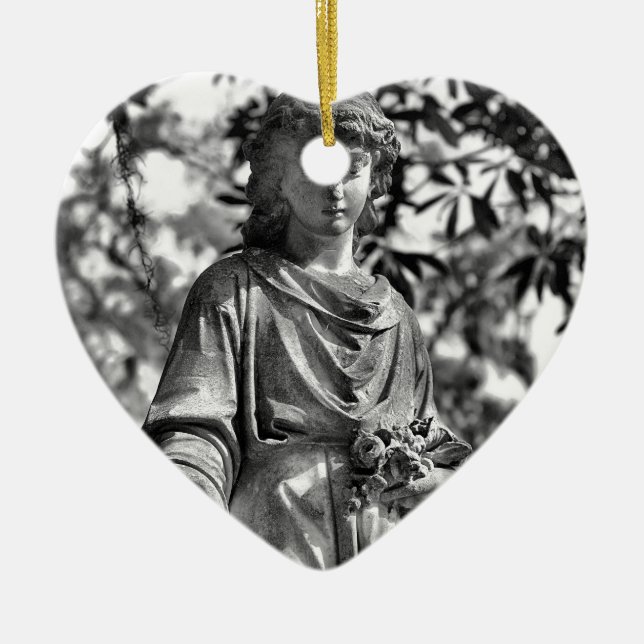 Bonaventure Cemetery Savannah, GA Ceramic Tree Decoration (Front)