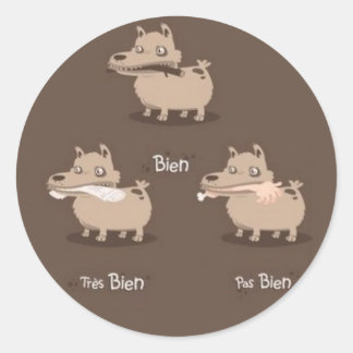 BonChien Classic Round Sticker