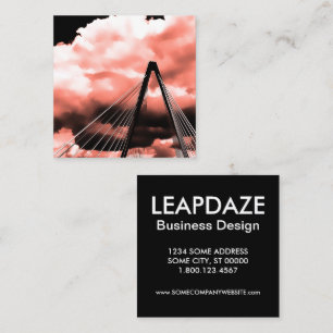 bond bridge square business card
