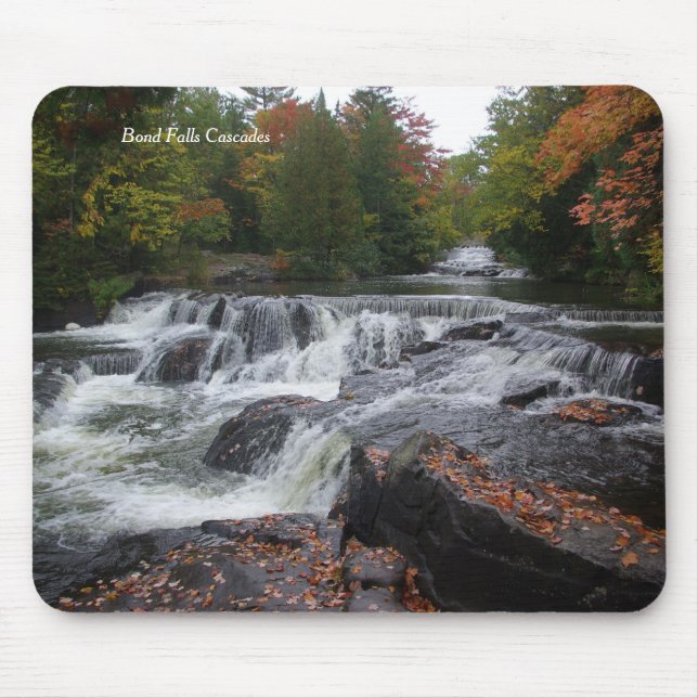 Bond Falls Cascades mousepad (Front)