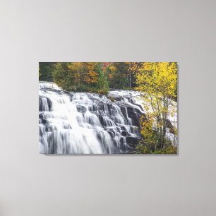 Bond Falls In Autumn Near Paulding, Michigan Canvas Print