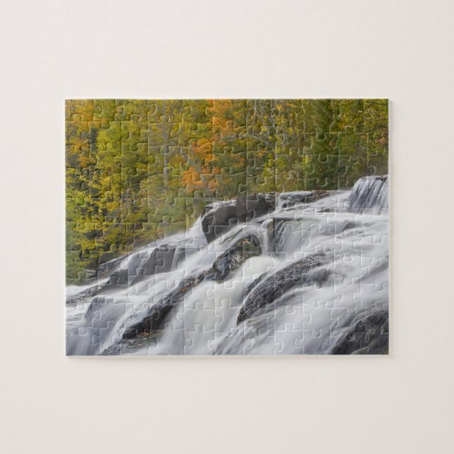 Bond Falls on the Middle Fork of the Ontonagon Jigsaw Puzzle (Horizontal)