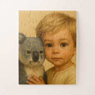 Bond of the Wild and Innocent (Koala) Jigsaw Puzzle