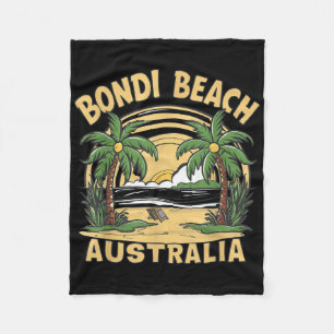 Bondi Beach Australia Fleece Blanket