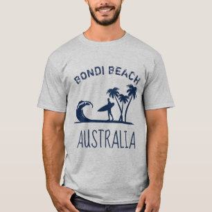 Bondi Beach Australia surfing T-Shirt