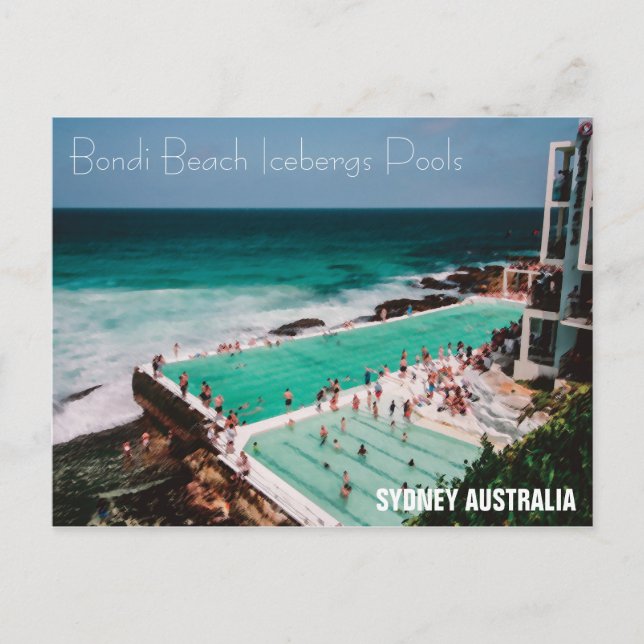 Bondi Beach Icebergs Pool - Postcard (Front)