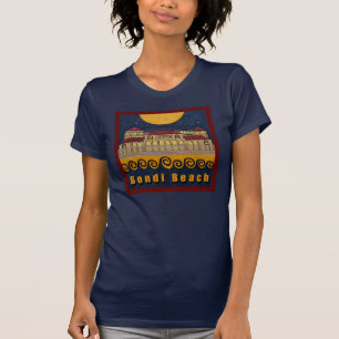 Bondi Beach Pavilion Navy Blue T-shirt