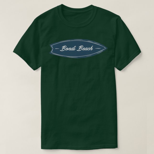 Bondi Beach Surfboard T T-Shirt (Design Front)