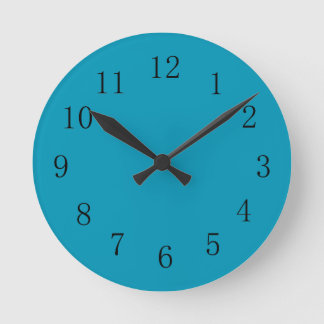 Bondi Blue Colour Kitchen Wall Clock