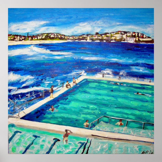 Bondi Icebergs  Poster (Front)