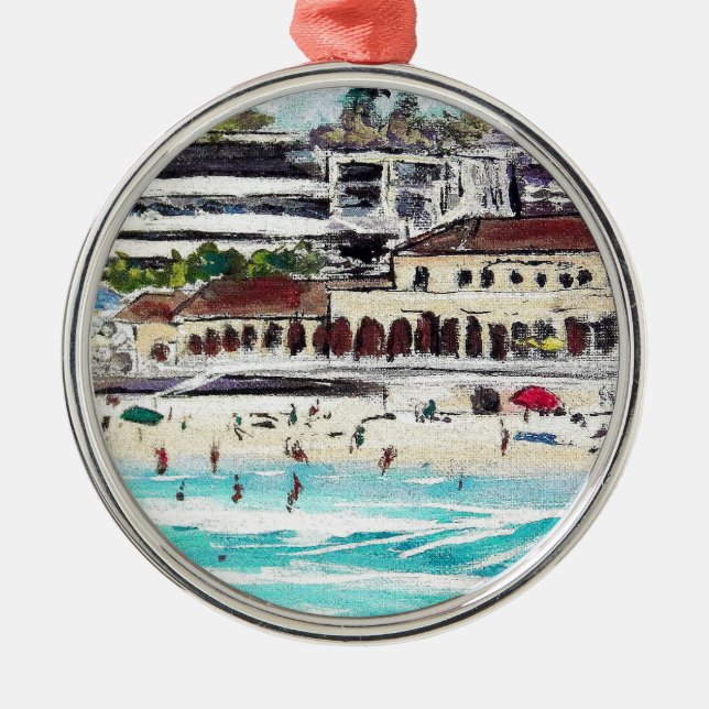 Bondi Vista Metal Tree Decoration (Front)