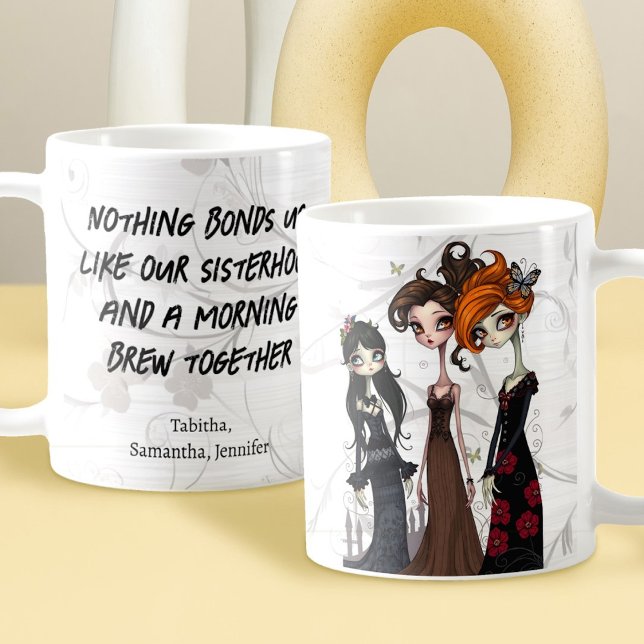 Bonds of Sisterhood Best Friends Coffee Mug (Creator Uploaded)