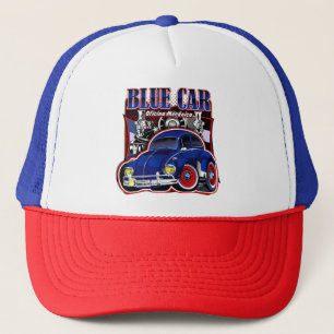 Boné 3 cores "Blue car" Trucker Hat
