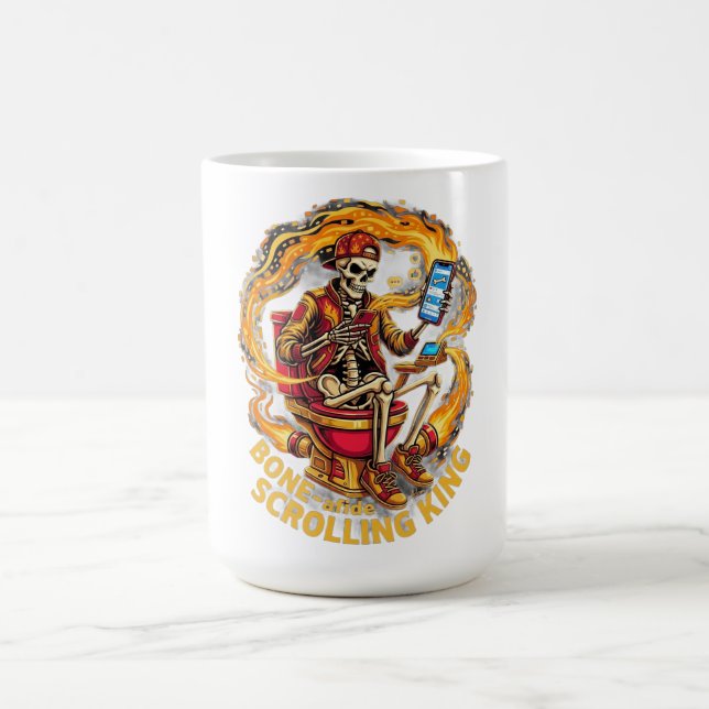Bone-afide Scrolling King Coffee Mug (Center)