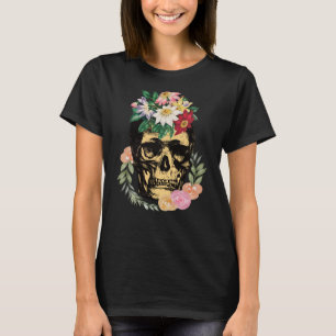Bone And Flowers T-Shirt