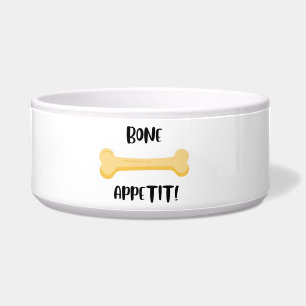 Bone Appetit - ceramic dog bowl for dogs