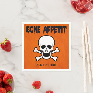 Bone Appetit Standard Cocktail Napkins