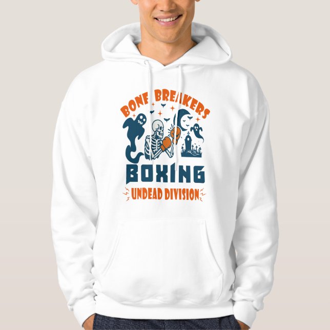 Bone breakers boxing undead division hoodie (Front)