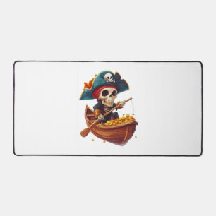 Bone Buccaneer – Funny Pirate Skull Desk Mat