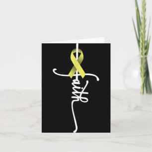 Bone Cancer Faith Sarcoma Bone Cancer Awareness Su Card