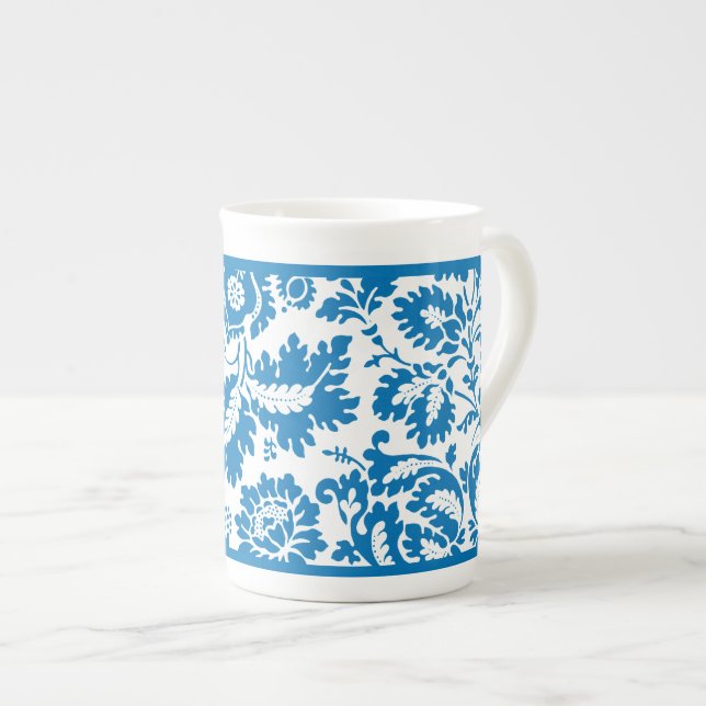 BONE CHINA MUG : WILLIAM MORRIS : VENETIAN PATTERN (Front Right)
