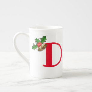 Bone China Personalised Christmas Mug