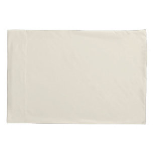 Bone - Cream - Off White Solid Colour 036-89-06 Pillowcase