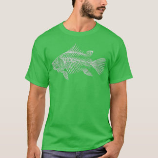 Bone Fish Skeleton Fish Bone T-Shirt