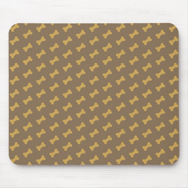 bone for dog texture mouse pad (Front)