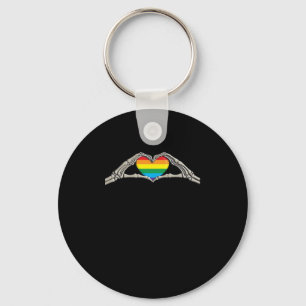 Bone Hands Heart Active Key Ring