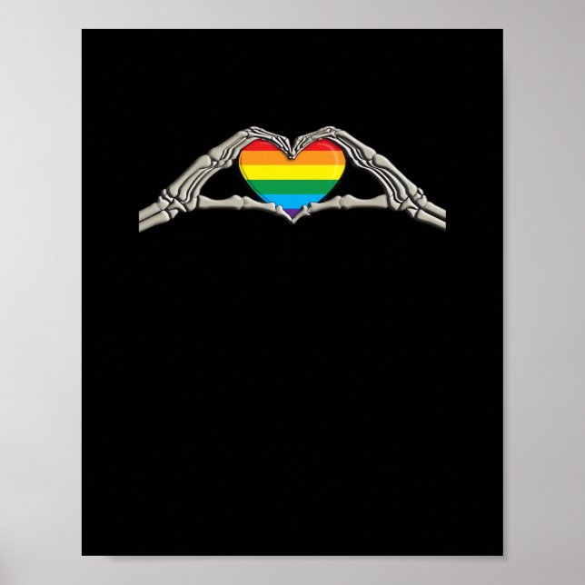 Bone Hands Heart Active Poster (Front)