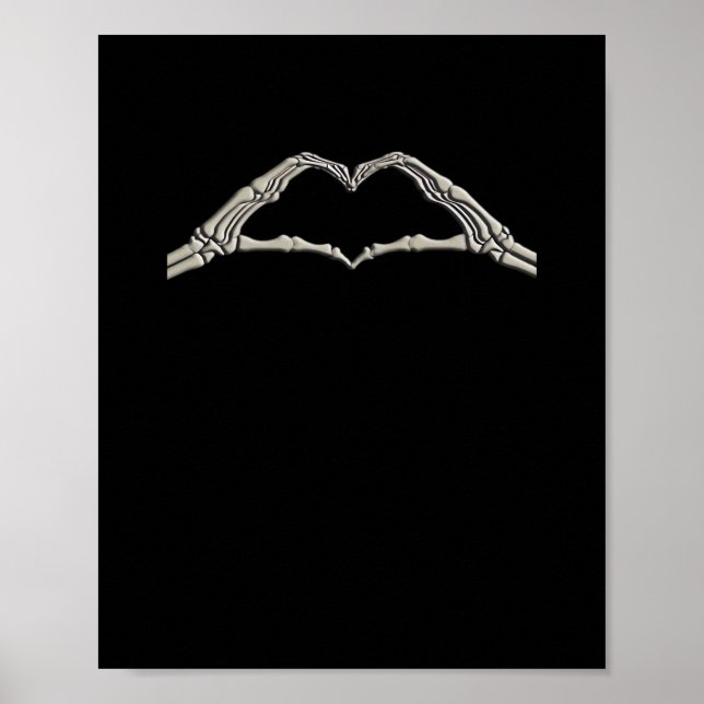 Bone Hands Heart Active Poster (Front)