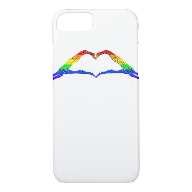Bone Hands Heart Classic Case-Mate iPhone Case (Back)