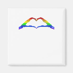 Bone Hands Heart Classic Magnet