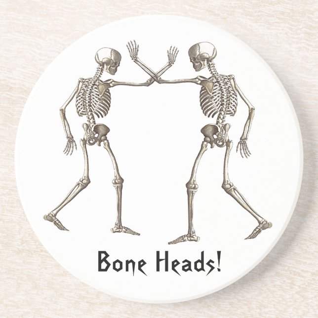 Bone Heads Halloween Coaster (Front)