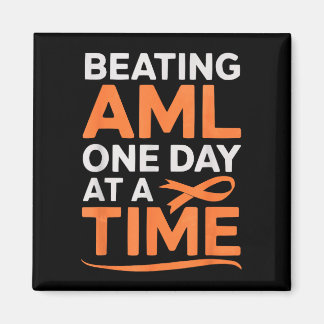 Bone marrow orange ribbon acute myeloid leukaemia magnet