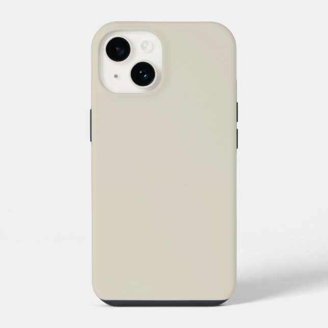 Bone (solid colour) iPhone case (Back)