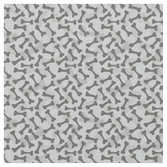 Bone Texture Pattern Greyscale Fabric (Close Up)