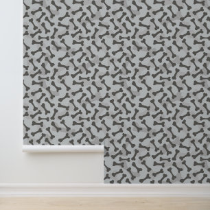Bone Texture Pattern Greyscale Wallpaper