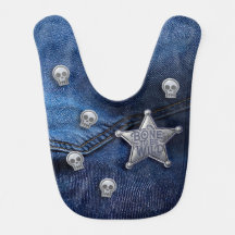 Bone to Be Wild, Sheriff Badge, Skull Denim