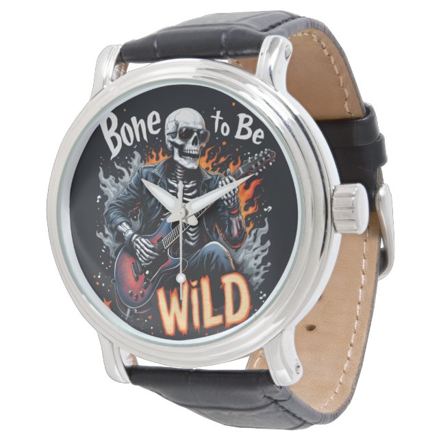 Bone to Be Wild Skeleton Watch (Angled)