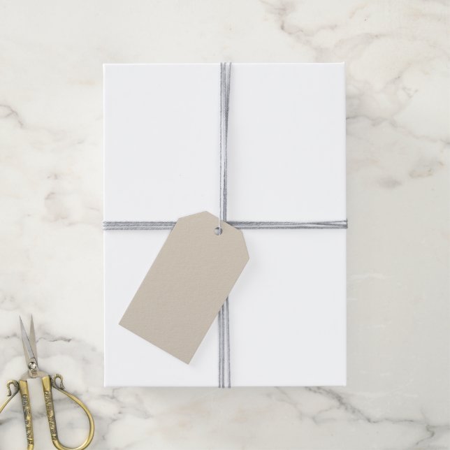 Bone White Gift Tags (With Twine)