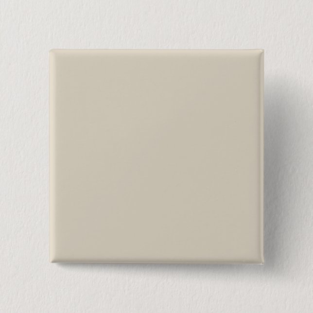 Bone White Square Pin-back Button (Front)
