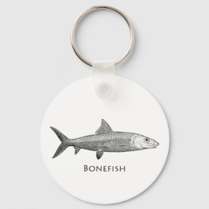 Bonefish Logo Key Ring