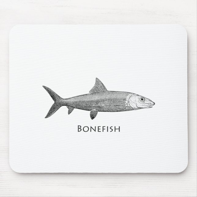 Bonefish Logo Mouse Pad (Front)