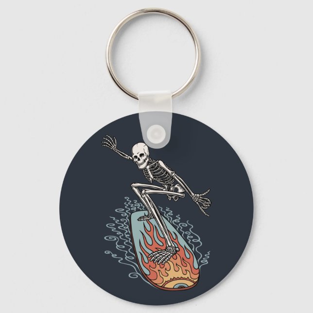 Bonehead Board Dude Key Ring (Front)