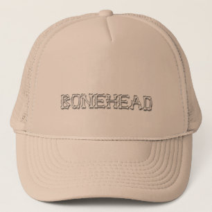 bonehead trucker hat