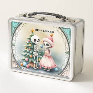 Bones, baubles, and a bit of magic  metal lunch box