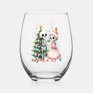 Bones, baubles, and a bit of magic  stemless wine glass