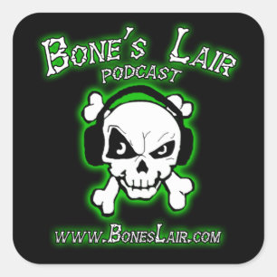 Bone's Lair Podcast Stickers